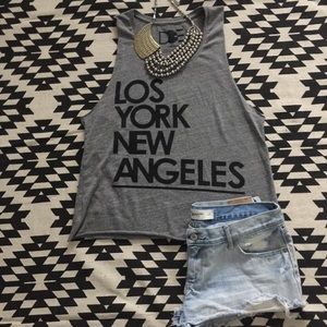 DOE Urban Outfitters Graphic. Tank Top